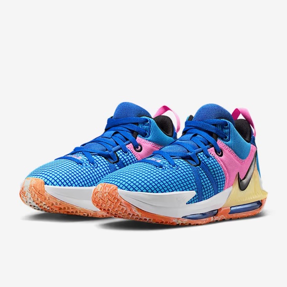 Nike LeBron Witness 7 Hyper Royal Blue Lightning White Black - Picture 1 of 10